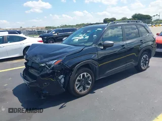 2025 Subaru Forester Premium with VIN JF2SLDDC6SH405992, listed as a IAAI auction lot 42299086 with 12,476 mi miles and . Bid and sale history available at DreamBid. Image 2.