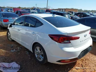 2019 Hyundai Elantra SEL with VIN 5NPD84LF7KH463762, listed as a IAAI auction lot 41465346 with 54,782 mi miles. Bid and sale history available at carsss.com. Image 3.