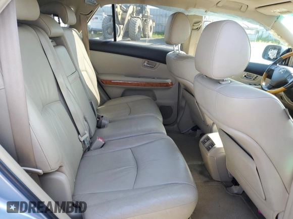 2008 Lexus RX 400h with VIN JTJHW31UX82070428, listed as a Copart auction lot 53703095 with 119,819 mi miles and Salvage Title. Bid and sale history available at DreamBid. Image 12.