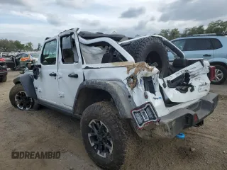 2024 Jeep Wrangler Rubicon with VIN 1C4RJXR67RW171200, listed as a Copart auction lot 71599434 with Not Provided miles and Salvage Title. Bid and sale history available at DreamBid. Image 2.