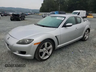 2005 Mazda RX-8 with VIN JM1FE173050144219, listed as a Copart auction lot 73120364 with 70,328 mi miles and Salvage Title. Bid and sale history available at carsss.com. Image 1.