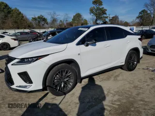 2021 Lexus RX with VIN 2T2YGMDA4MC071511, listed as a Copart auction lot 43810605 with 37,158 mi miles and Salvage Title. Bid and sale history available at carsss.com. Image 1.