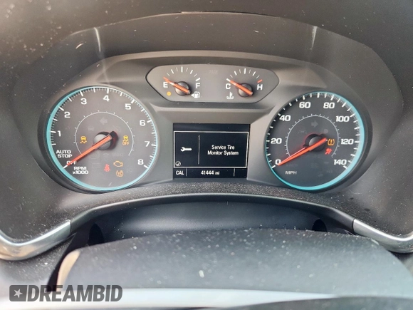 2018 Chevrolet Equinox LT with VIN 3GNAXJEV7JS592122, listed as a Copart auction lot 59897695 with 41,444 mi miles and Salvage title. Bid and sale history available at DreamBid. Image 9.