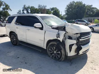 2022 Chevrolet Tahoe LT with VIN 1GNSCNKD5NR122165, listed as a Copart auction lot 63813244 with 84,325 mi miles and Non Repairable. Bid and sale history available at carsss.com. Image 4.