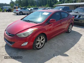 2013 Hyundai Elantra GLS z VIN 5NPDH4AE2DH264759, wystawiony jako IAAI lot #42259613 z przebiegiem 162 881 mil mil oraz . Historia ofert i sprzedaży dostępna na DreamBid. Obrazek 2.