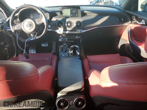 2020 Kia Stinger GT-Line with VIN KNAE15LA6L6082285, listed as a Copart auction lot 87646125 with 44,130 mi miles and Clean Title. Bid and sale history available at DreamBid. Image 8.