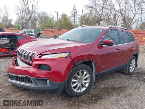 2015 Jeep Cherokee Limited with VIN 1C4PJMDSXFW604627, listed as a IAAI auction lot 42072953 with 102,501 mi miles and . Bid and sale history available at DreamBid. Image 18.