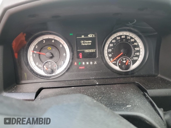 2014 Ram 2500 Tradesman with VIN 3C6TR5CTXEG318837, listed as a Copart auction lot 48057355 with 156,063 mi miles and Salvage title. Bid and sale history available at DreamBid. Image 9.