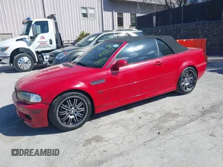 2002 BMW 3 Series M3 with VIN WBSBR93482EX23160, listed as a IAAI auction lot 41908228 with 106,955 mi miles. Bid and sale history available at carsss.com. Image 18.