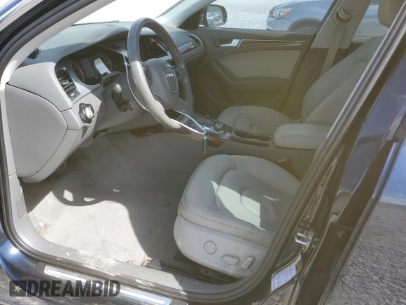 2011 Audi A4 Premium Plus with VIN WAUFFAFL2BN035030, listed as a Copart auction lot 58201545 with 171,872 mi miles and Salvage title. Bid and sale history available at DreamBid. Image 7.