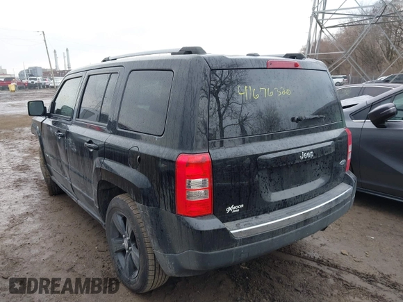 2017 Jeep Patriot High Altitude with VIN 1C4NJPFA0HD131946, listed as a IAAI auction lot 41676320 with 95,271 mi miles and . Bid and sale history available at carsss.com. Image 3.