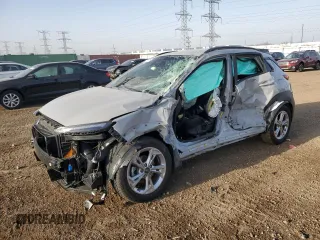 2022 Hyundai Kona SEL with VIN KM8K62AB3NU827263, listed as a Copart auction lot 49797015 with 0 mi miles and Salvage Title. Bid and sale history available at carsss.com. Image 1.