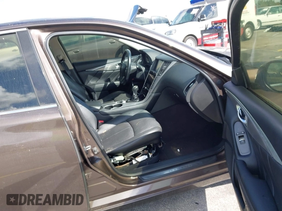 2017 Infiniti Q50 3.0t Premium with VIN JN1EV7AP5HM740257, listed as a IAAI auction lot 41521837 with 78,763 mi miles. Bid and sale history available at carsss.com. Image 5.