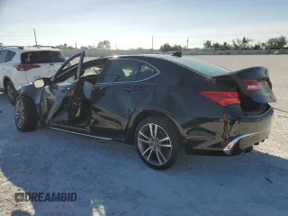 2020 Acura TLX w/Technology Pkg with VIN 19UUB3F48LA001288, listed as a Copart auction lot 74524673 with 0 mi miles and Non Repairable. Bid and sale history available at carsss.com. Image 2.