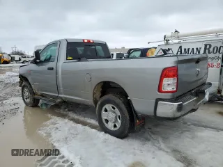 2021 Ram 2500 Tradesman with VIN 3C6MR5AJ0MG558726, listed as a Copart auction lot 46587075 with 35,422 mi miles and Salvage Title. Bid and sale history available at carsss.com. Image 2.
