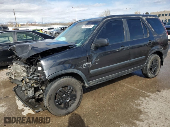2002 Honda CR-V EX with VIN JHLRD78822C005459, listed as a Copart auction lot 47637385 with 279,741 mi miles and Salvage Title. Bid and sale history available at carsss.com. Image 1.