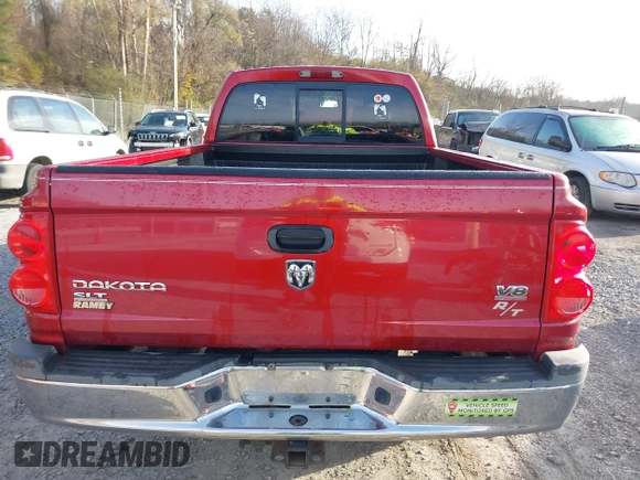 2006 Dodge Dakota SLT with VIN 1D7HW42N16S525329, listed as a IAAI auction lot 40920101 with 124,535 mi miles and . Bid and sale history available at carsss.com. Image 16.