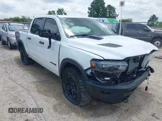 2025 Ram 1500 Rebel with VIN 1C6SRFLP9SN639467, listed as a IAAI auction lot 42297603 with 2,996 mi miles and . Bid and sale history available at DreamBid. Image 1.