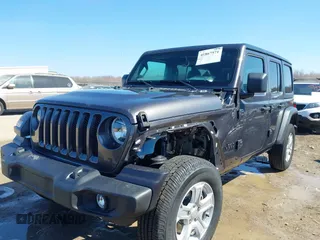 2022 Jeep Wrangler Unlimited Willys with VIN 1C4HJXDN1NW144112, listed as a IAAI auction lot 41867571 with 63,876 mi miles and . Bid and sale history available at DreamBid. Image 18.