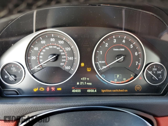 2019 BMW 4 Series 440i z VIN WBA4J5C54KBM65078, wystawiony jako Copart lot #87124254 z przebiegiem 40 455 mil mil oraz Szkoda całkowita • Salvage title. Historia ofert i sprzedaży dostępna na DreamBid. Obrazek 9.