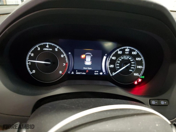 2019 Acura RDX w/Advance Pkg with VIN 5J8TC2H76KL025179, listed as a Copart auction lot 49108485 with 80,877 mi miles and Salvage Title. Bid and sale history available at carsss.com. Image 9.