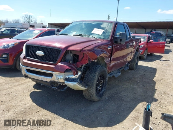 2006 Ford F-150 STX with VIN 1FTRX14W96FB37743, listed as a IAAI auction lot 41995762 with 141,126 mi miles. Bid and sale history available at carsss.com. Image 2.