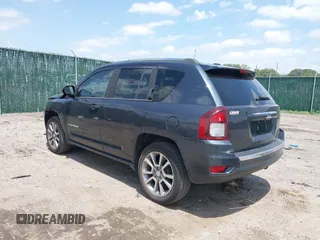 2016 Jeep Compass High Altitude Edition with VIN 1C4NJCEA3GD536062, listed as a IAAI auction lot 39685307 with 90,247 mi miles. Bid and sale history available at carsss.com. Image 3.