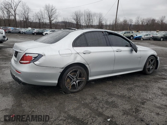 2020 Mercedes-Benz E 350 with VIN WDDZF8EB4LA711137, listed as a Copart auction lot 50318455 with Not provided miles and Non repairable. Bid and sale history available at DreamBid. Image 3.
