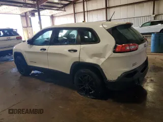 2017 Jeep Cherokee Sport with VIN 1C4PJMAB1HD227365, listed as a Copart auction lot 49215805 with 122,393 mi miles and Salvage Title. Bid and sale history available at carsss.com. Image 2.