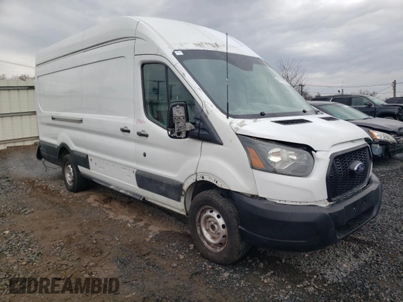 2019 Ford Transit with VIN 1FTYR3XMXKKA54383, listed as a Copart auction lot 47279395 with 95,604 mi miles and Salvage title. Bid and sale history available at DreamBid. Image 4.