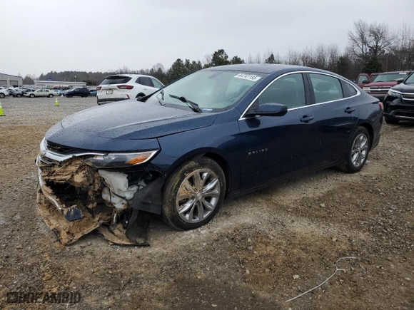 2021 Chevrolet Malibu LT with VIN 1G1ZD5ST5MF029926, listed as a Copart auction lot 44741155 with 95,248 mi miles and Salvage Title. Bid and sale history available at carsss.com. Image 1.