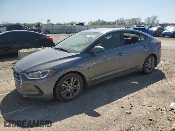 2018 Hyundai Elantra SEL with VIN 5NPD84LF0JH341288, listed as a Copart auction lot 52116945 with 98,365 mi miles and Salvage Title. Bid and sale history available at carsss.com. Image 1.