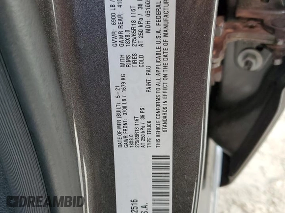 2021 Ram 1500 Lone Star z VIN 1C6RREBT8MN712516, wystawiony jako Copart lot #39752564 z przebiegiem Nie podano mil oraz Nie do naprawy • Non repairable. Historia ofert i sprzedaży dostępna na DreamBid. Obrazek 13.