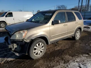 2005 Honda CR-V EX SE with VIN JHLRD78945C038170, listed as a Copart auction lot 45744965 with 171,637 mi miles and Salvage Title. Bid and sale history available at carsss.com. Image 1.
