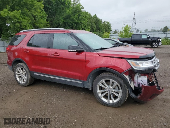 2018 Ford Explorer XLT with VIN 1FM5K8D82JGB82139, listed as a Copart auction lot 64304795 with 167,186 mi miles and Salvage title. Bid and sale history available at DreamBid. Image 4.