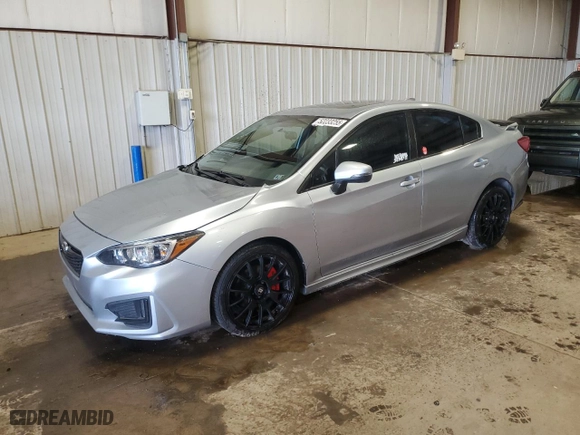 2017 Subaru Impreza Sport with VIN 4S3GKAM61H3610870, listed as a Copart auction lot 52233255 with 130,606 mi miles and Salvage Title. Bid and sale history available at carsss.com. Image 1.