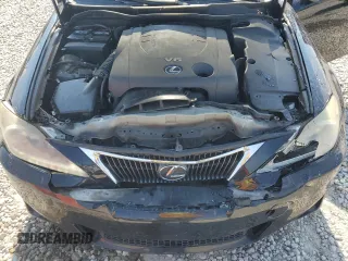 2012 Lexus IS 250 z VIN JTHBF5C27C5159105, wystawiony jako Copart lot #62128085 z przebiegiem 123 677 mil mil oraz Szkoda całkowita • Salvage title. Historia ofert i sprzedaży dostępna na DreamBid. Obrazek 11.
