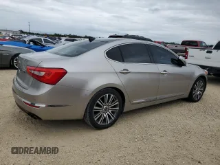 2014 Kia Cadenza Premium with VIN KNALN4D77E5134265, listed as a Copart auction lot 74512754 with 0 mi miles and Salvage Title. Bid and sale history available at carsss.com. Image 3.
