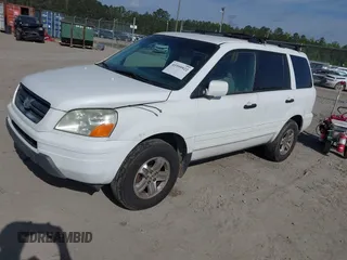 2005 Honda Pilot EX with VIN 2HKYF18485H517538, listed as a IAAI auction lot 41959922 with 332,963 mi miles. Bid and sale history available at carsss.com. Image 2.