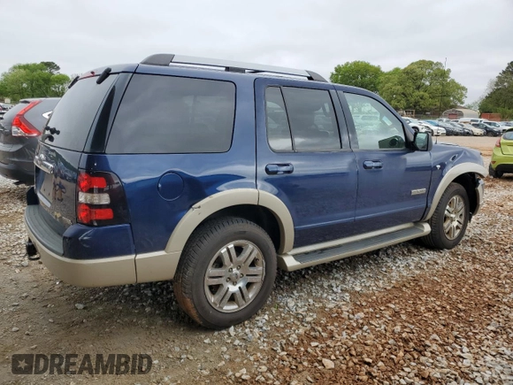 2007 Ford Explorer Eddie Bauer z VIN 1FMEU64807UB43073, wystawiony jako Copart lot #52104125 z przebiegiem 194 648 mil mil oraz Szkoda całkowita • Salvage title. Historia ofert i sprzedaży dostępna na DreamBid. Obrazek 3.
