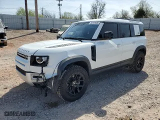 2021 Land Rover Defender S with VIN SALEJ7RX8M2039045, listed as a Copart auction lot 50757545 with NaN miles and Salvage Title. Bid and sale history available at carsss.com. Image 1.
