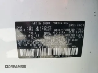 2024 Subaru Outback Limited with VIN 4S4BTANC6R3105528, listed as a Copart auction lot 53989745 with 19,732 mi miles and Salvage title. Bid and sale history available at DreamBid. Image 12.