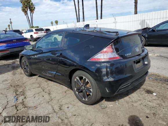 2014 Honda CR-Z with VIN JHMZF1D42ES002223, listed as a Copart auction lot 45237845 with 140,284 mi miles and Salvage Title. Bid and sale history available at carsss.com. Image 2.