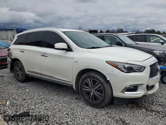 2019 Infiniti QX60 Luxe with VIN 5N1DL0MN0KC564517, listed as a Copart auction lot 47849685 with 79,367 mi miles and Salvage title. Bid and sale history available at DreamBid. Image 4.
