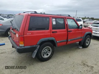 1998 Jeep Cherokee Sport with VIN 1J4FJ68S7WL275947, listed as a Copart auction lot 74333874 with 0 mi miles and Salvage Title. Bid and sale history available at carsss.com. Image 3.