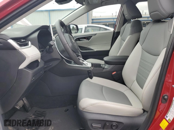 2025 Toyota RAV4 Hybrid XLE Premium with VIN 2T3B6RFV0SW084219, listed as a Copart auction lot 56178785 with 10,726 mi miles and Salvage title. Bid and sale history available at DreamBid. Image 7.