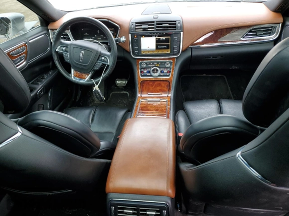 2017 Lincoln Continental Reserve with VIN 1LN6L9RP4H5603579, listed as a Copart auction lot 50582795 with 95,236 mi miles and Clean Title. Bid and sale history available at carsss.com. Image 8.