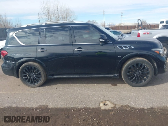 2015 Infiniti QX80 with VIN JN8AZ2NF1F9572769, listed as a IAAI auction lot 41478820 with 143,892 mi miles and . Bid and sale history available at DreamBid. Image 13.