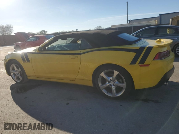 2015 Chevrolet Camaro LT with VIN 2G1FF3D35F9204105, listed as a Copart auction lot 45652085 with 140,247 mi miles and Clean Title. Bid and sale history available at carsss.com. Image 2.