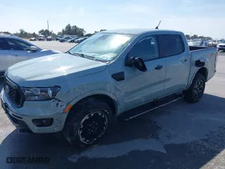 2022 Ford Ranger XL with VIN 1FTER4FH7NLD05727, listed as a IAAI auction lot 41567153 with 57,467 mi miles. Bid and sale history available at carsss.com. Image 2.
